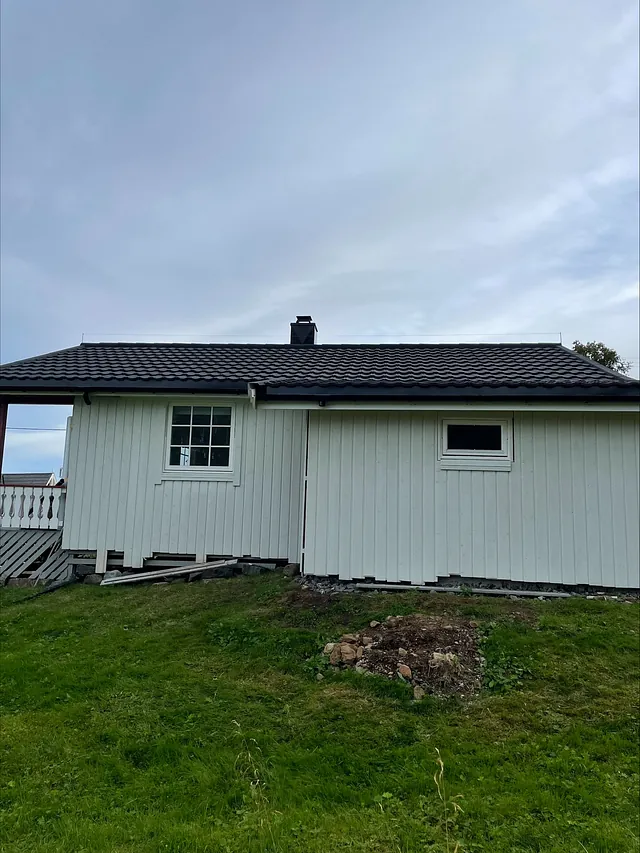 Bygging av ny terasse